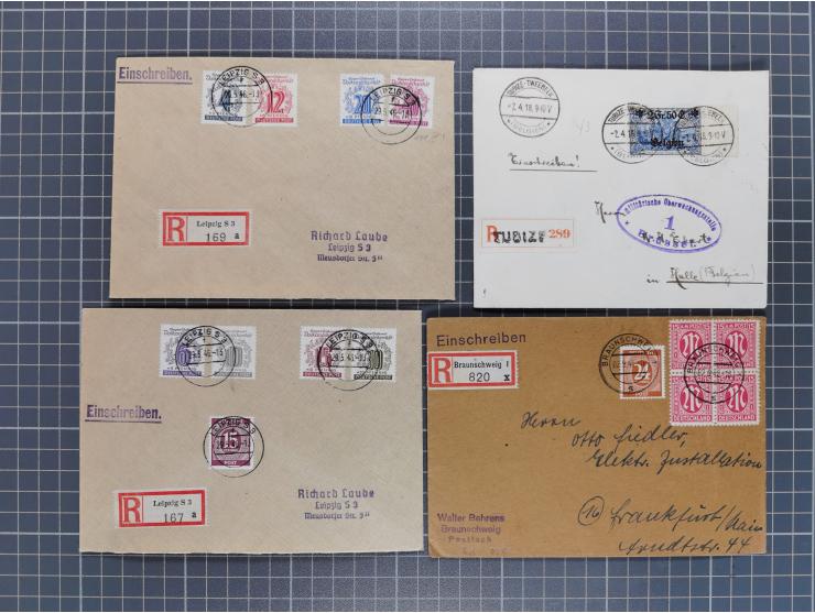 1834/2000 (ca.), Sammlung mit hunderten von Briefen und Karten ab Vorphila mit vielen besseren Einzel- und Mehrfachfrankature