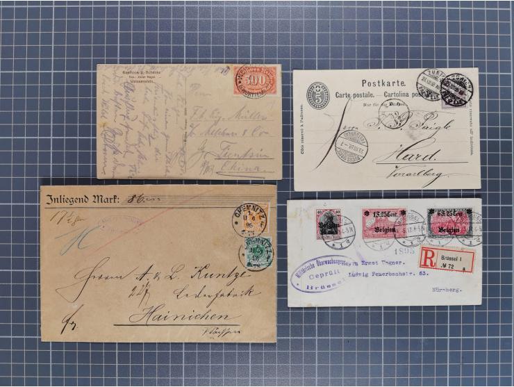 1834/2000 (ca.), Sammlung mit hunderten von Briefen und Karten ab Vorphila mit vielen besseren Einzel- und Mehrfachfrankature