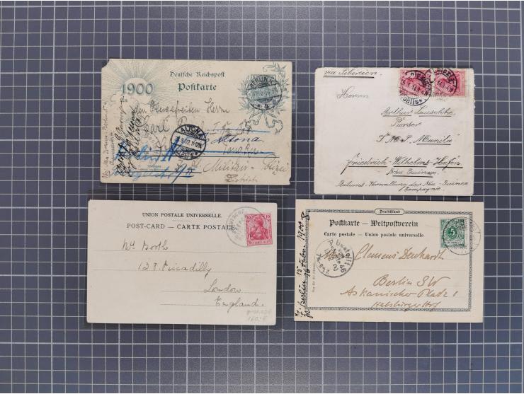 1834/2000 (ca.), Sammlung mit hunderten von Briefen und Karten ab Vorphila mit vielen besseren Einzel- und Mehrfachfrankature