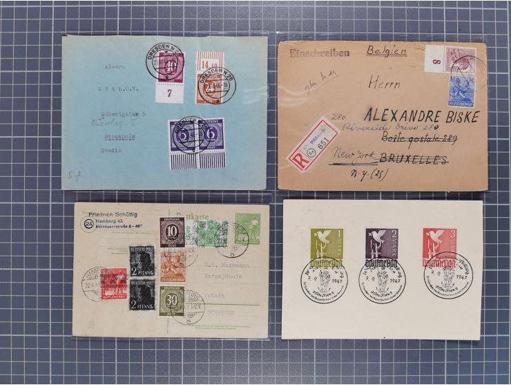 1834/2000 (ca.), Sammlung mit hunderten von Briefen und Karten ab Vorphila mit vielen besseren Einzel- und Mehrfachfrankature