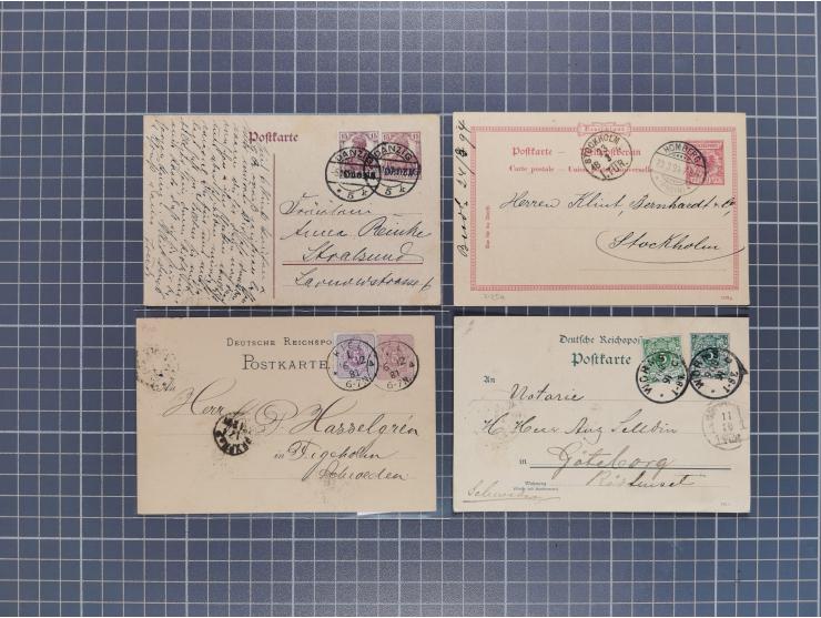 1834/2000 (ca.), Sammlung mit hunderten von Briefen und Karten ab Vorphila mit vielen besseren Einzel- und Mehrfachfrankature