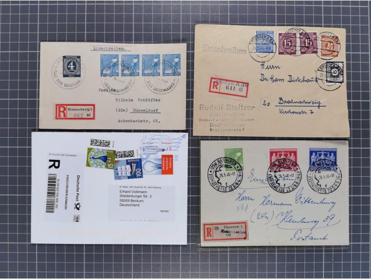 1834/2000 (ca.), Sammlung mit hunderten von Briefen und Karten ab Vorphila mit vielen besseren Einzel- und Mehrfachfrankature