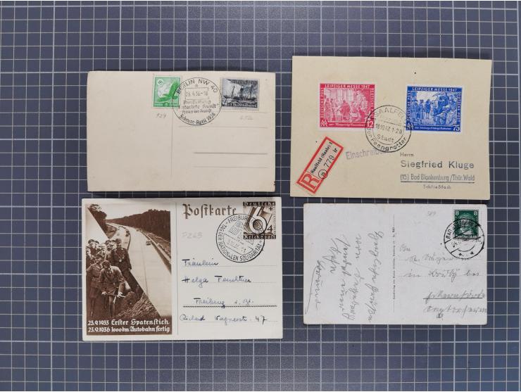 1834/2000 (ca.), Sammlung mit hunderten von Briefen und Karten ab Vorphila mit vielen besseren Einzel- und Mehrfachfrankature