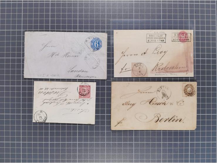 1834/2000 (ca.), Sammlung mit hunderten von Briefen und Karten ab Vorphila mit vielen besseren Einzel- und Mehrfachfrankature