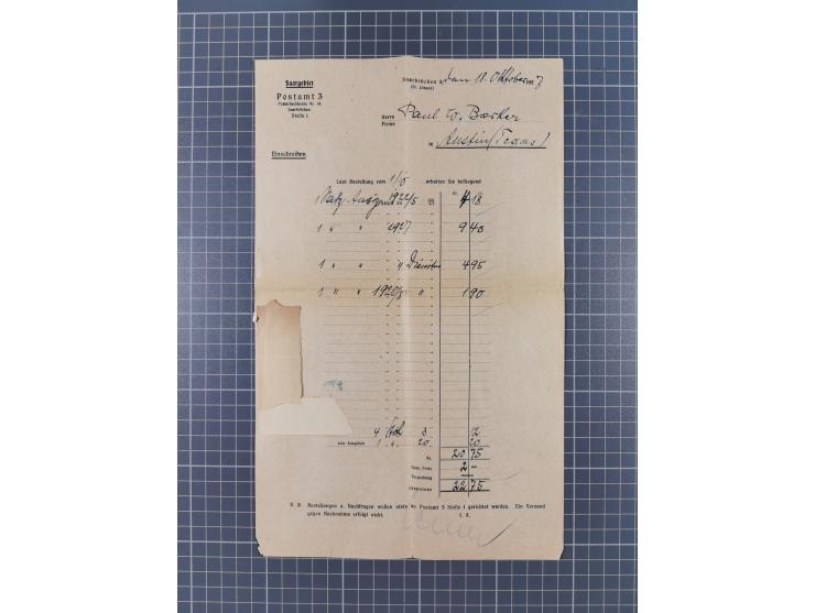 1834/2000 (ca.), Sammlung mit hunderten von Briefen und Karten ab Vorphila mit vielen besseren Einzel- und Mehrfachfrankature