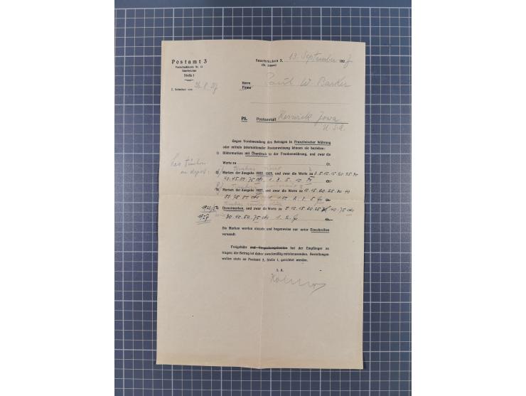 1834/2000 (ca.), Sammlung mit hunderten von Briefen und Karten ab Vorphila mit vielen besseren Einzel- und Mehrfachfrankature