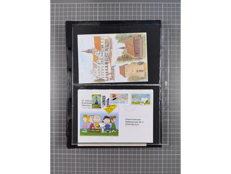 1834/2000 (ca.), Sammlung mit hunderten von Briefen und Karten ab Vorphila mit vielen besseren Einzel- und Mehrfachfrankature