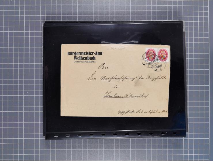 1834/2000 (ca.), Sammlung mit hunderten von Briefen und Karten ab Vorphila mit vielen besseren Einzel- und Mehrfachfrankature