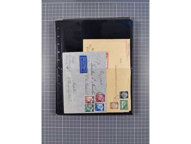 1834/2000 (ca.), Sammlung mit hunderten von Briefen und Karten ab Vorphila mit vielen besseren Einzel- und Mehrfachfrankature