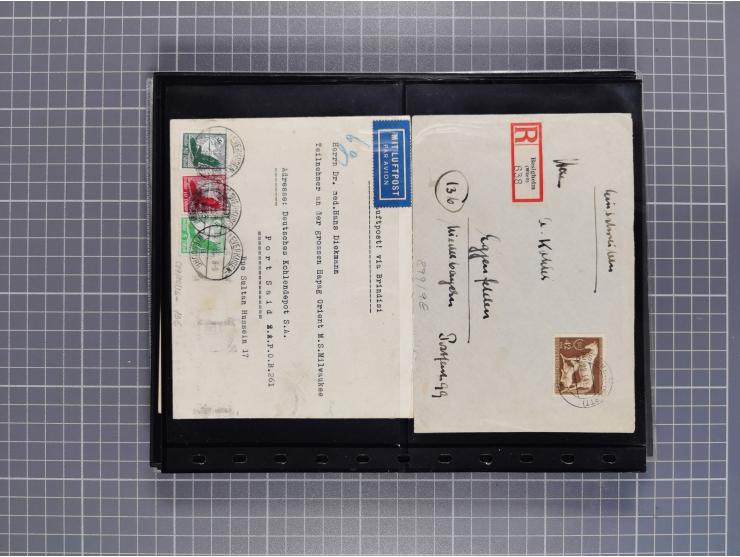 1834/2000 (ca.), Sammlung mit hunderten von Briefen und Karten ab Vorphila mit vielen besseren Einzel- und Mehrfachfrankature