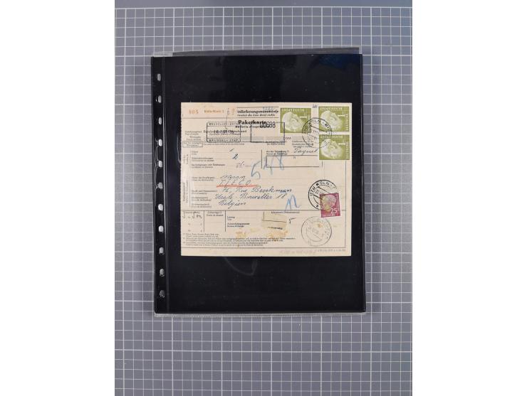 1834/2000 (ca.), Sammlung mit hunderten von Briefen und Karten ab Vorphila mit vielen besseren Einzel- und Mehrfachfrankature