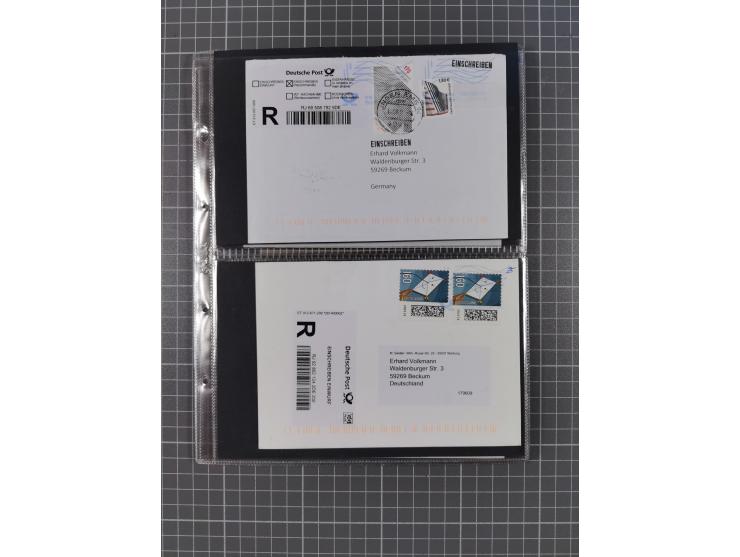 1834/2000 (ca.), Sammlung mit hunderten von Briefen und Karten ab Vorphila mit vielen besseren Einzel- und Mehrfachfrankature