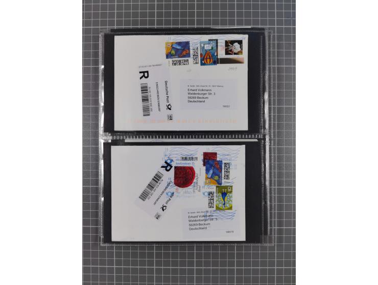 1834/2000 (ca.), Sammlung mit hunderten von Briefen und Karten ab Vorphila mit vielen besseren Einzel- und Mehrfachfrankature