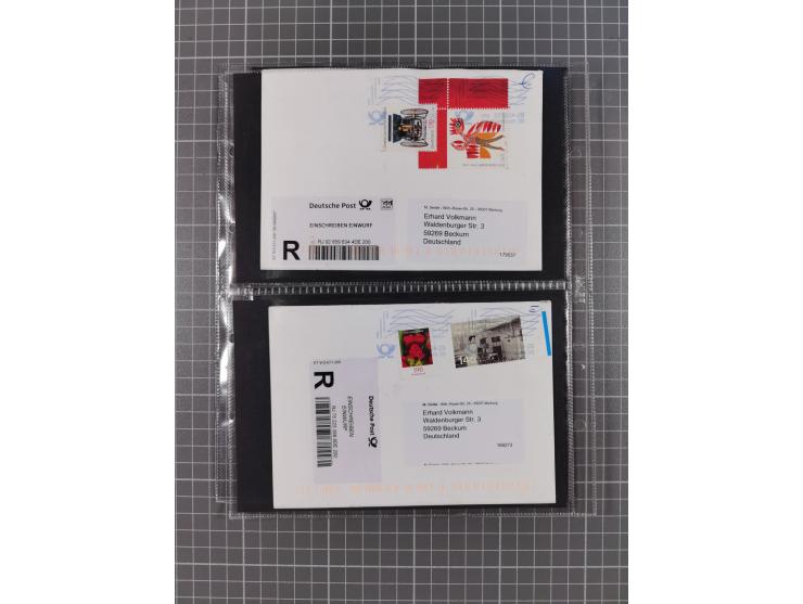 1834/2000 (ca.), Sammlung mit hunderten von Briefen und Karten ab Vorphila mit vielen besseren Einzel- und Mehrfachfrankature