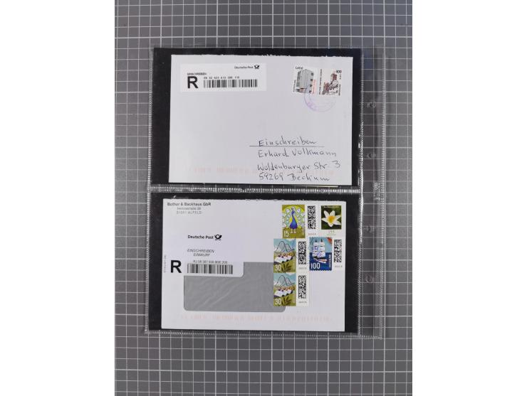 1834/2000 (ca.), Sammlung mit hunderten von Briefen und Karten ab Vorphila mit vielen besseren Einzel- und Mehrfachfrankature