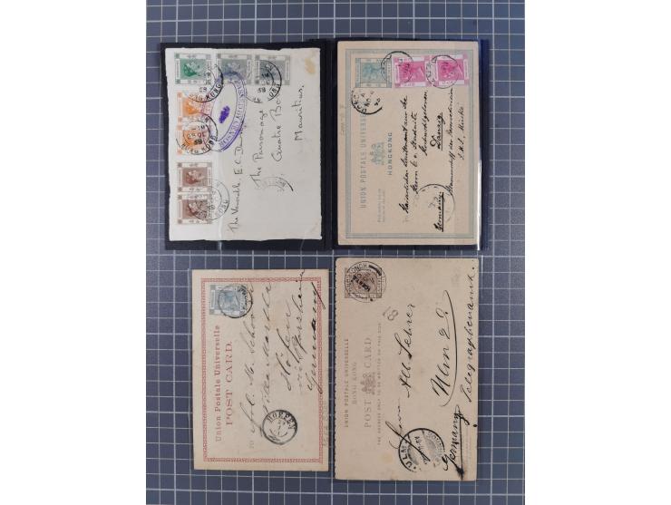 1891/2024 (ca.), hundreds of covers and cards with an abundance of interesting usages, many before the 1950s, noted early pos