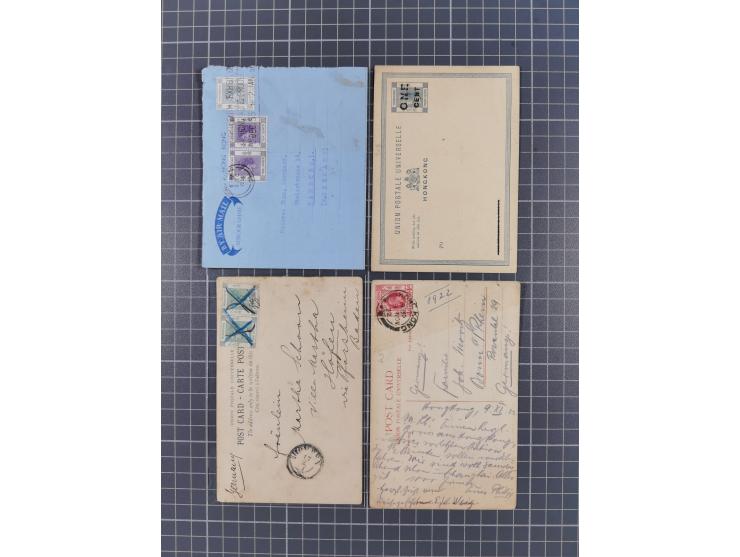 1891/2024 (ca.), hundreds of covers and cards with an abundance of interesting usages, many before the 1950s, noted early pos