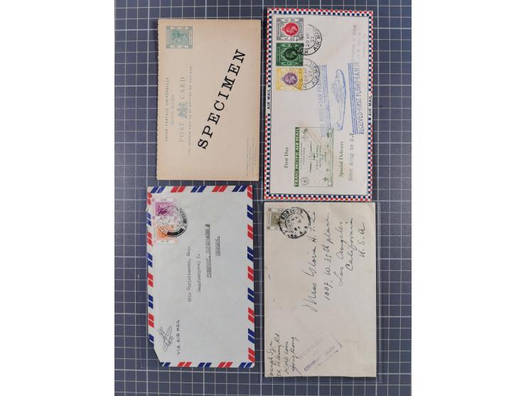 1891/2024 (ca.), hundreds of covers and cards with an abundance of interesting usages, many before the 1950s, noted early pos