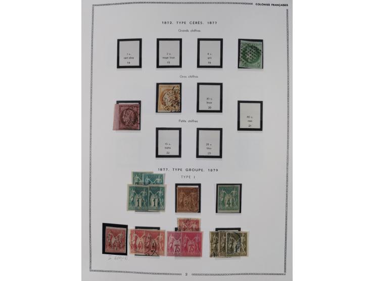 1872/1946 (ca.), mint never hinged/unused and used collection, incl. Forerunners and General Issues, with some duplicates, mu