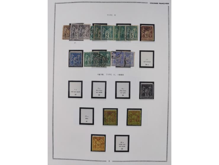 1872/1946 (ca.), mint never hinged/unused and used collection, incl. Forerunners and General Issues, with some duplicates, mu