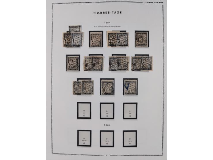 1872/1946 (ca.), mint never hinged/unused and used collection, incl. Forerunners and General Issues, with some duplicates, mu