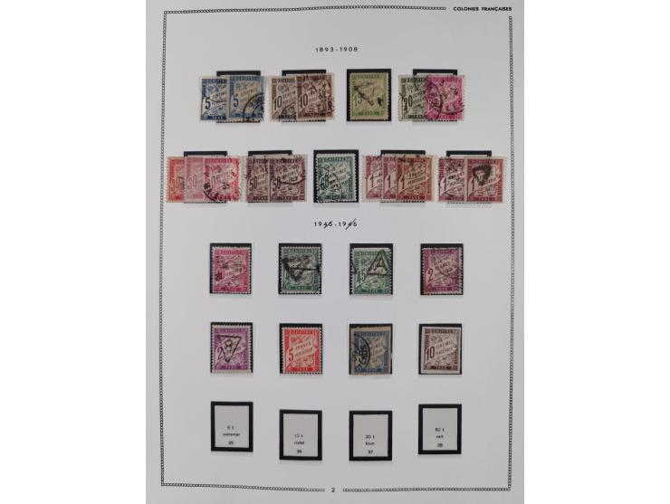 1872/1946 (ca.), mint never hinged/unused and used collection, incl. Forerunners and General Issues, with some duplicates, mu