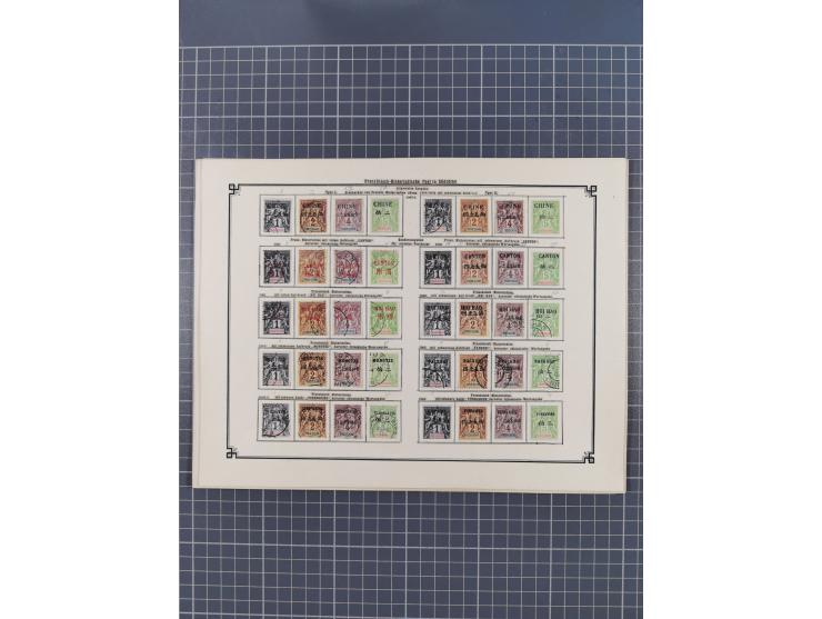 1872/1946 (ca.), mint never hinged/unused and used collection, incl. Forerunners and General Issues, with some duplicates, mu