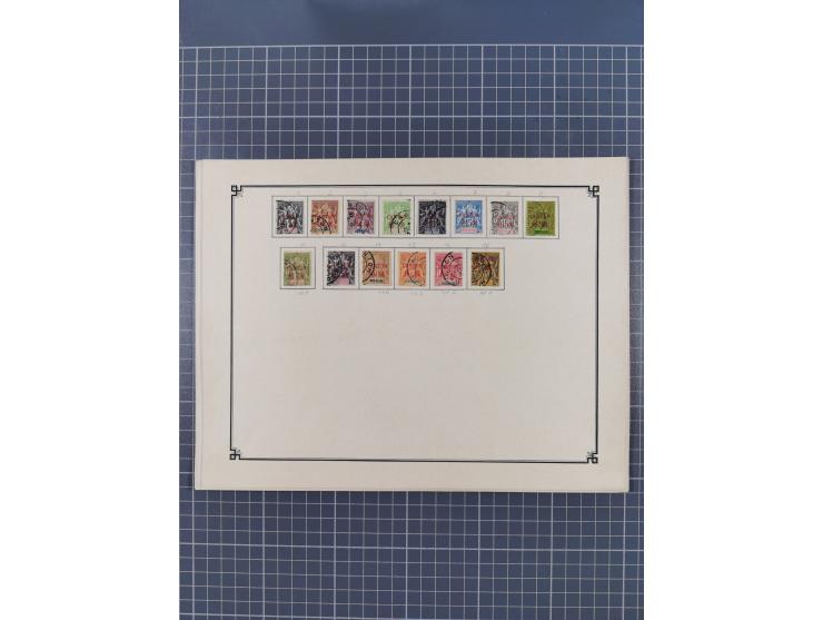 1872/1946 (ca.), mint never hinged/unused and used collection, incl. Forerunners and General Issues, with some duplicates, mu