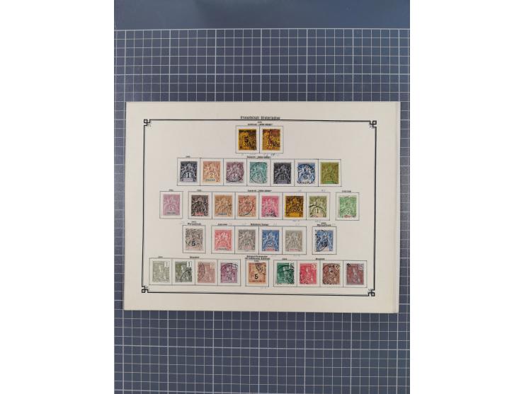 1872/1946 (ca.), mint never hinged/unused and used collection, incl. Forerunners and General Issues, with some duplicates, mu