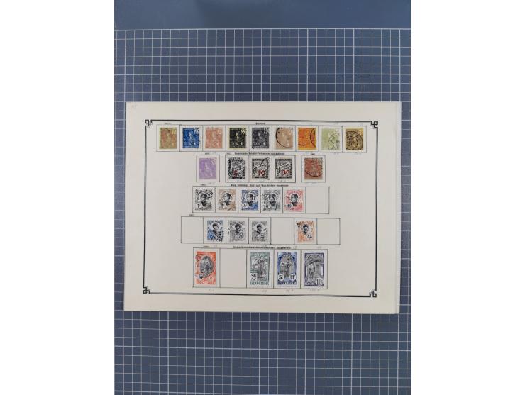 1872/1946 (ca.), mint never hinged/unused and used collection, incl. Forerunners and General Issues, with some duplicates, mu