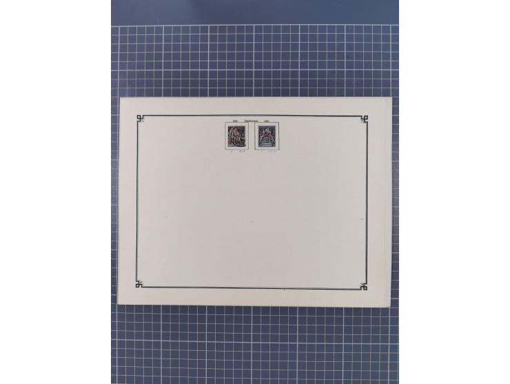 1872/1946 (ca.), mint never hinged/unused and used collection, incl. Forerunners and General Issues, with some duplicates, mu