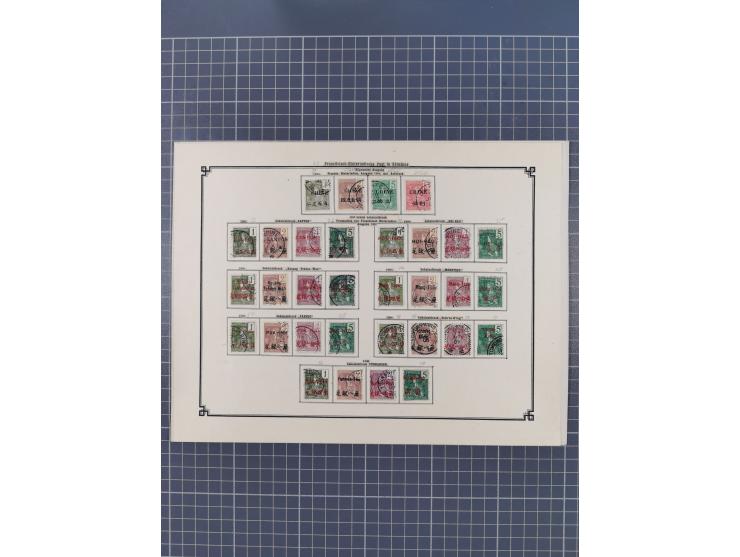 1872/1946 (ca.), mint never hinged/unused and used collection, incl. Forerunners and General Issues, with some duplicates, mu