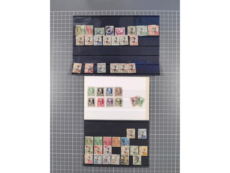 1872/1946 (ca.), mint never hinged/unused and used collection, incl. Forerunners and General Issues, with some duplicates, mu