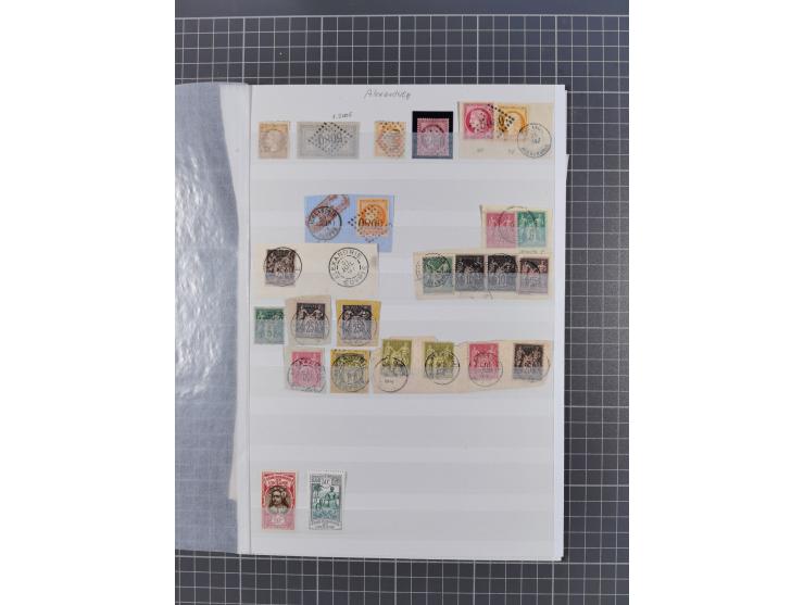 1872/1946 (ca.), mint never hinged/unused and used collection, incl. Forerunners and General Issues, with some duplicates, mu