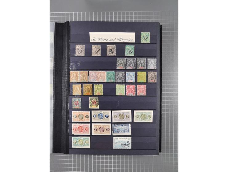 1872/1946 (ca.), mint never hinged/unused and used collection, incl. Forerunners and General Issues, with some duplicates, mu