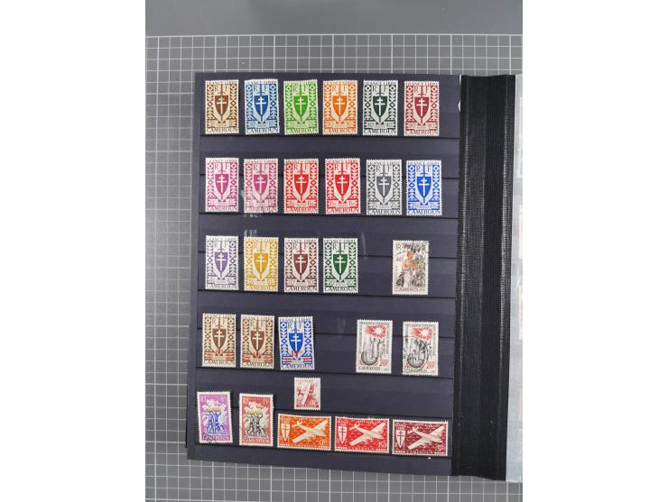 1872/1946 (ca.), mint never hinged/unused and used collection, incl. Forerunners and General Issues, with some duplicates, mu