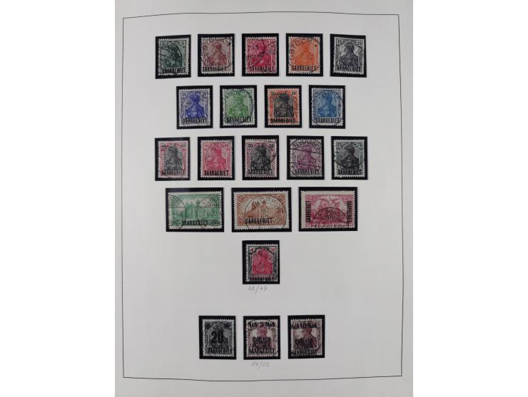 1920/59, ungebrauchte (teils postfrische) und gestempelte Sammlung, dabei u.a. Mi. 151-57 mit neuem Attest Geigle BPP und seh