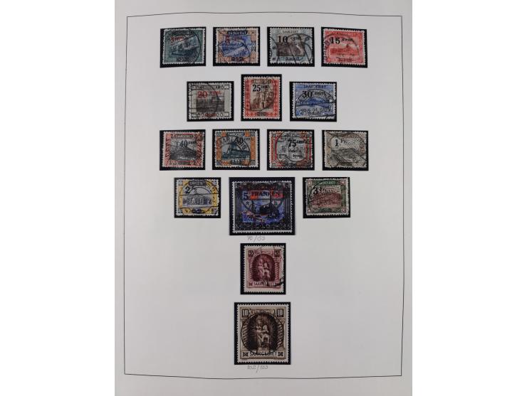 1920/59, ungebrauchte (teils postfrische) und gestempelte Sammlung, dabei u.a. Mi. 151-57 mit neuem Attest Geigle BPP und seh