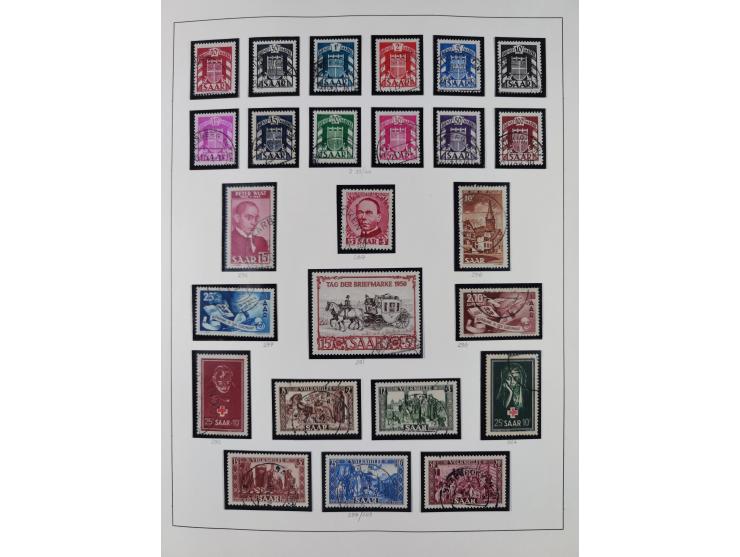 1920/59, ungebrauchte (teils postfrische) und gestempelte Sammlung, dabei u.a. Mi. 151-57 mit neuem Attest Geigle BPP und seh