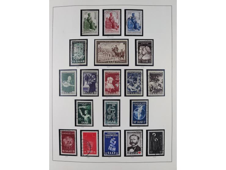 1920/59, ungebrauchte (teils postfrische) und gestempelte Sammlung, dabei u.a. Mi. 151-57 mit neuem Attest Geigle BPP und seh