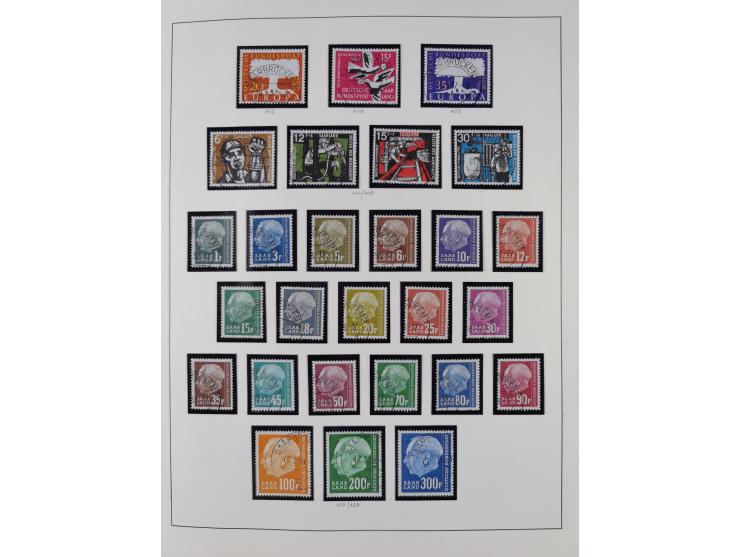 1920/59, ungebrauchte (teils postfrische) und gestempelte Sammlung, dabei u.a. Mi. 151-57 mit neuem Attest Geigle BPP und seh