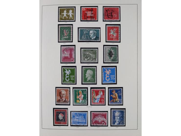 1920/59, ungebrauchte (teils postfrische) und gestempelte Sammlung, dabei u.a. Mi. 151-57 mit neuem Attest Geigle BPP und seh