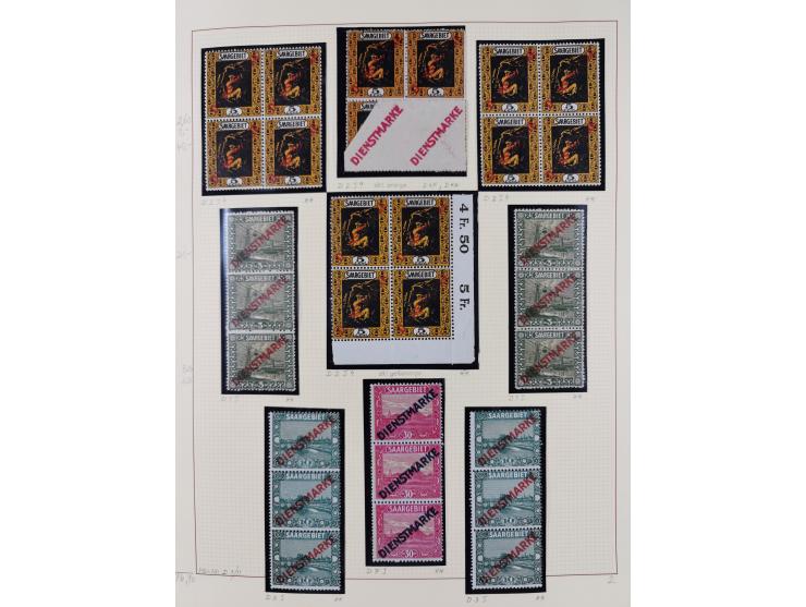 1920/59, ungebrauchte (teils postfrische) und gestempelte Sammlung, dabei u.a. Mi. 151-57 mit neuem Attest Geigle BPP und seh