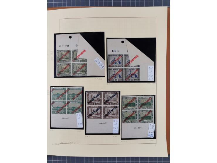 1920/59, ungebrauchte (teils postfrische) und gestempelte Sammlung, dabei u.a. Mi. 151-57 mit neuem Attest Geigle BPP und seh