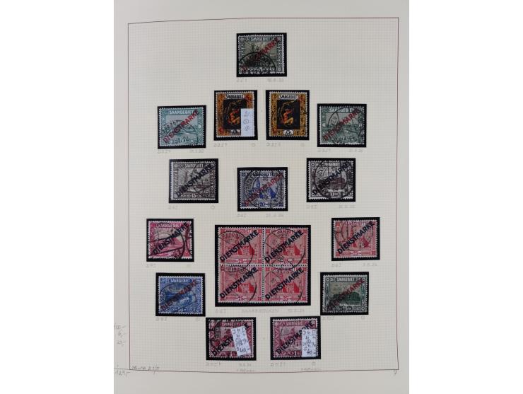 1920/59, ungebrauchte (teils postfrische) und gestempelte Sammlung, dabei u.a. Mi. 151-57 mit neuem Attest Geigle BPP und seh