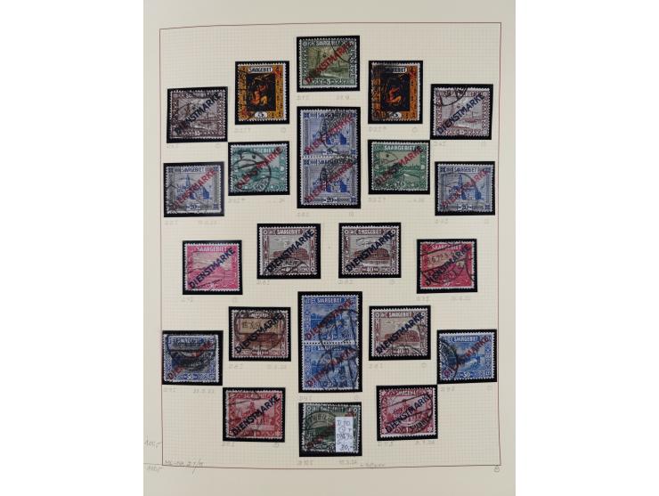 1920/59, ungebrauchte (teils postfrische) und gestempelte Sammlung, dabei u.a. Mi. 151-57 mit neuem Attest Geigle BPP und seh