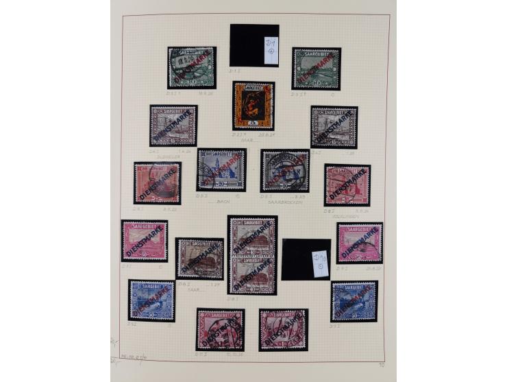 1920/59, ungebrauchte (teils postfrische) und gestempelte Sammlung, dabei u.a. Mi. 151-57 mit neuem Attest Geigle BPP und seh