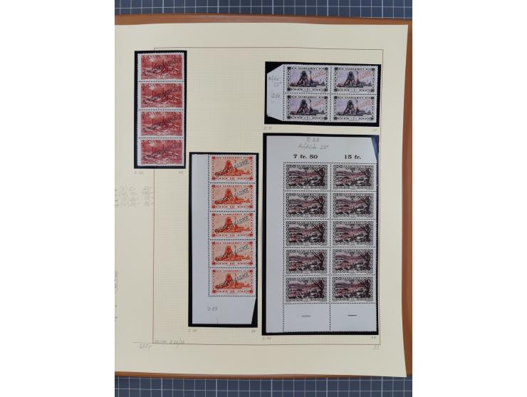 1920/59, ungebrauchte (teils postfrische) und gestempelte Sammlung, dabei u.a. Mi. 151-57 mit neuem Attest Geigle BPP und seh