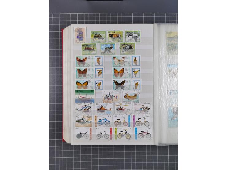 1880/2000, mint never hinged/unused and used assembly, noted Afghanistan, Azerbaijan, Iran, China, Japan, Vietnam, souvenir s