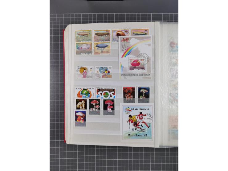 1880/2000, mint never hinged/unused and used assembly, noted Afghanistan, Azerbaijan, Iran, China, Japan, Vietnam, souvenir s